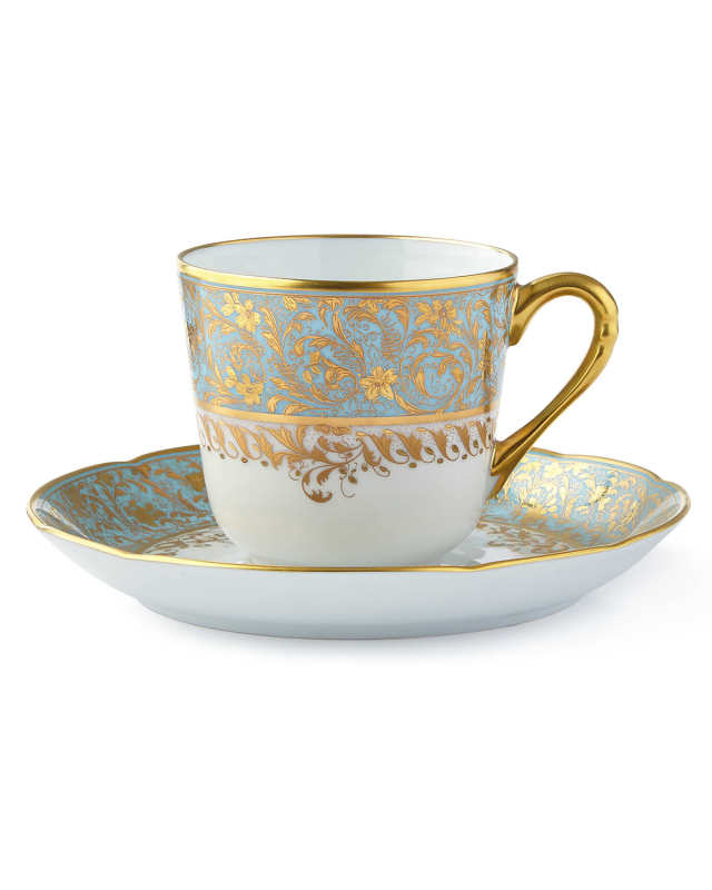 Eden Turquoise Coffee Saucer